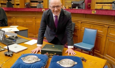 John Swinney sworn in as Scotland&#039;s first minister