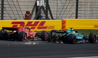 Fernando Alonso: Aston Martin lodge appeal over penalty for Carlos Sainz collision in Chinese GP Sprint