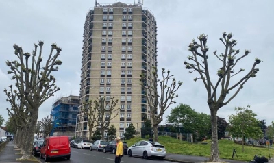 Boy, 6, dies after falling from apartment block in east London