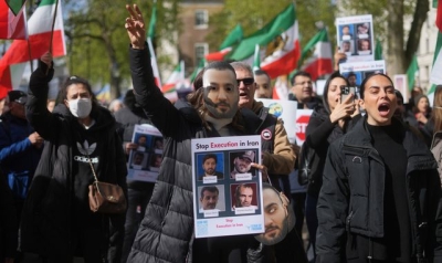 Protests in London over death sentence imposed on Iranian rapper Toomaj Salehi 