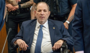 Harvey Weinstein back in court as prosecutors seek retrial after rape conviction overturned