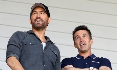 &#039;This is the ride of our lives&#039;: Ryan Reynolds and Rob McElhenney celebrate Wrexham promotion